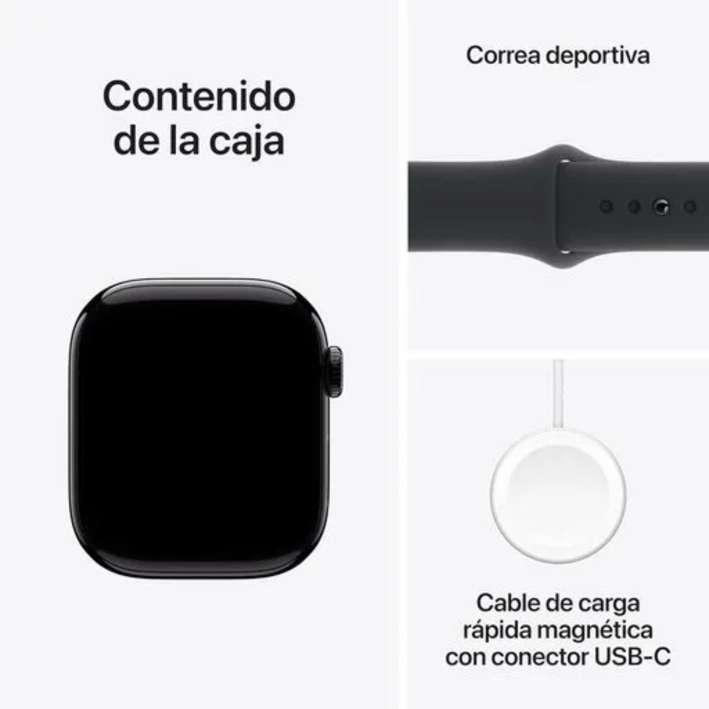 Apple – Watch Series 10 Aluminio (Gps) 42 Mm - Negro Sport