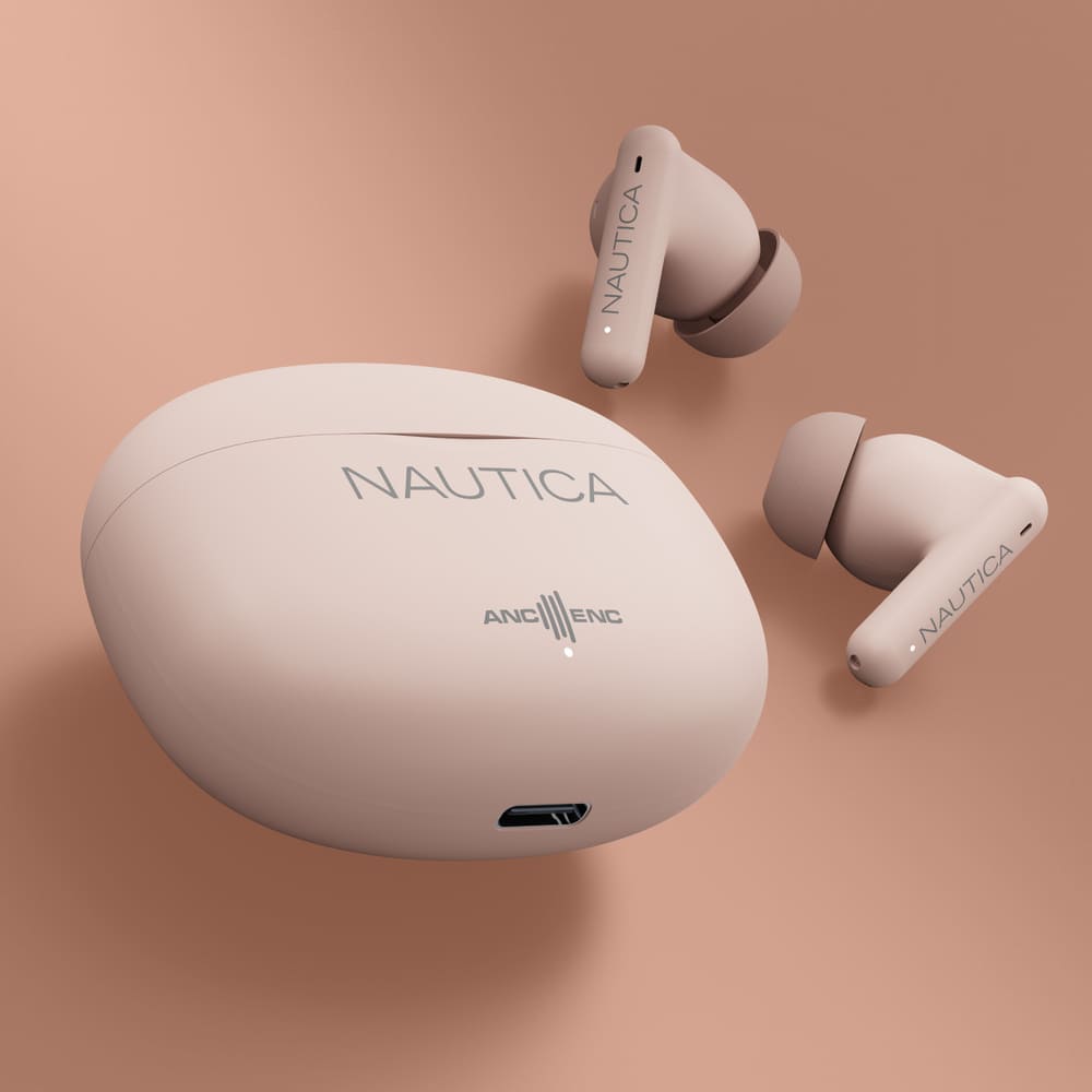 Nautica – Audífono Bluetooth T680 Gris - Nude - Techpro Store Perú