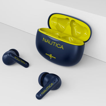 Nautica – Audífono Bluetooth T680 Navy - Amarillo - Techpro Store Perú
