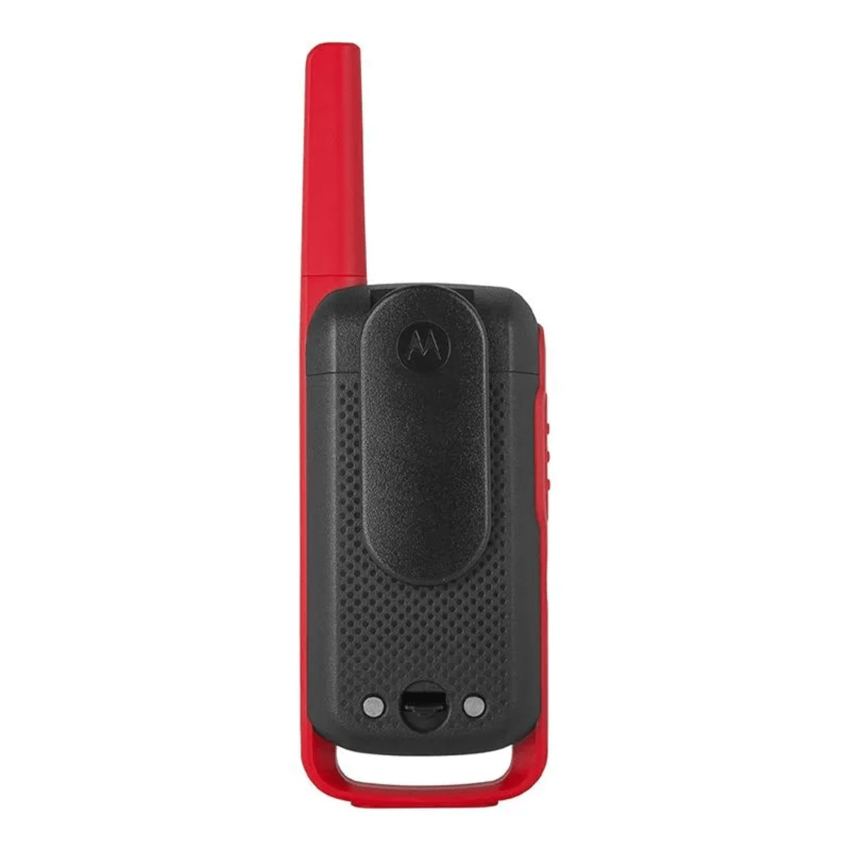 Radio Motorola T210PE Talkabout FRS paquete x2, 14 canales, alcance 32 km, apróx. 18 horas, negro y rojo - Techpro Store Perú