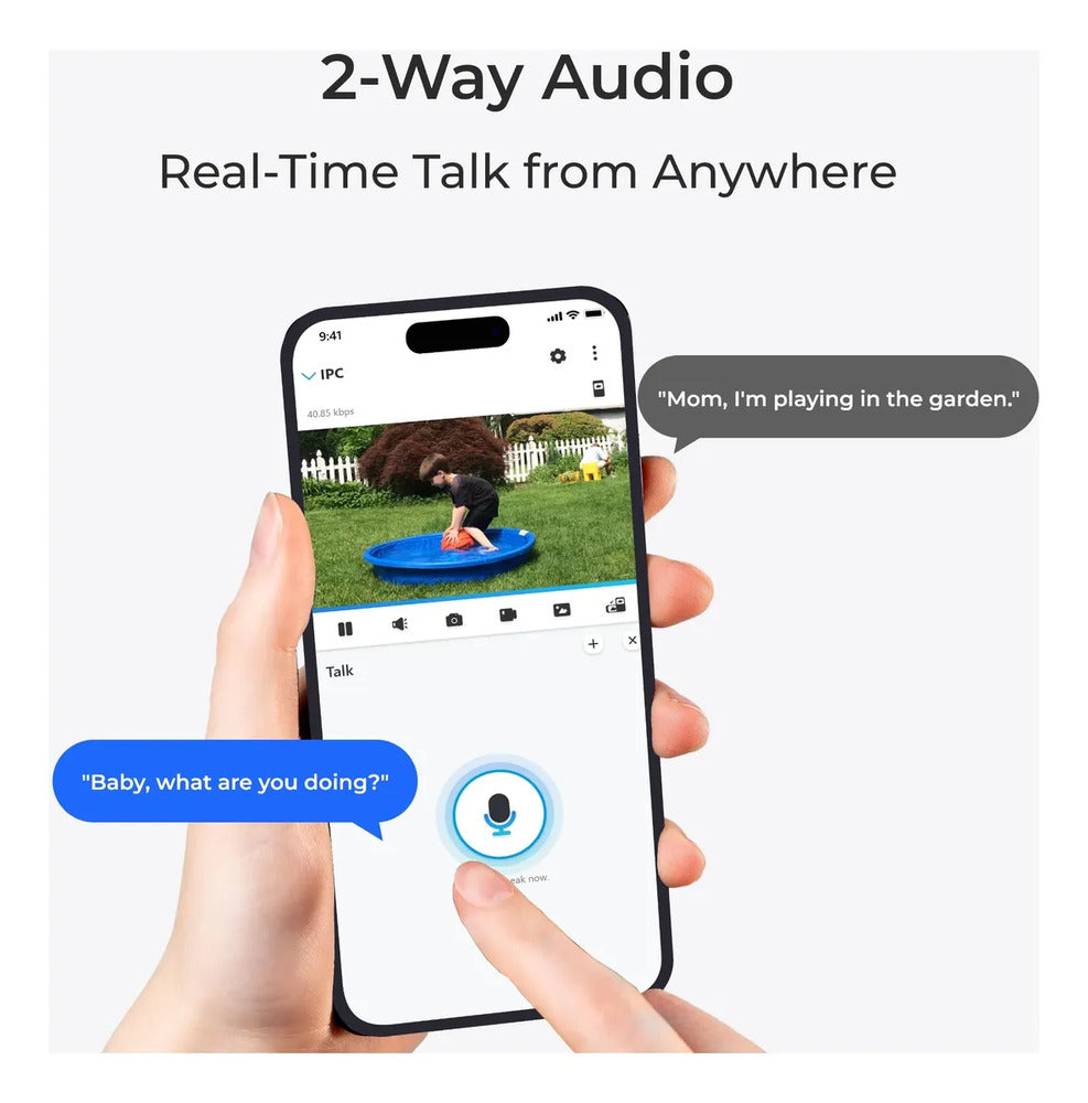 Cámara de Seguridad Reolink P320 PoE 5MP, Exterior IP67, Detección Personas, Visión Nocturna