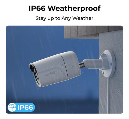 Cámara de Seguridad Reolink P320 PoE 5MP, Exterior IP67, Detección Personas, Visión Nocturna