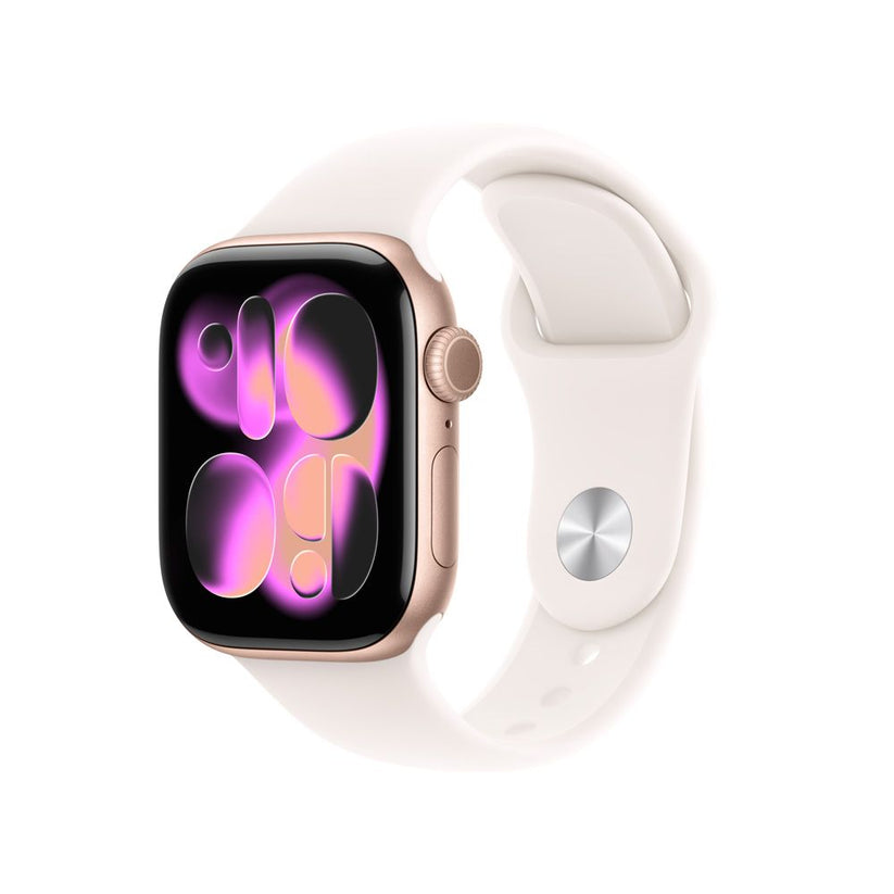 Apple Watch Series 11 Rosado GPS 42mm Correa Deportiva - S/M
