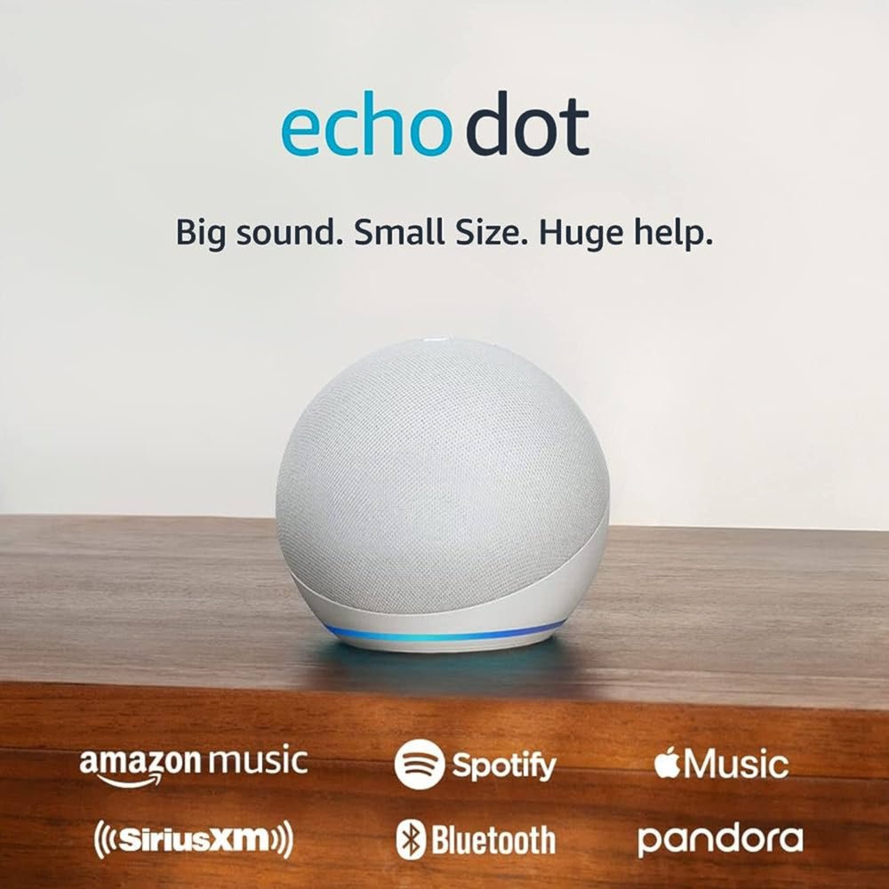 Amazon – Echo Dot 5Th Gen Parlante Con Alexa Blanco - Techpro Store Perú