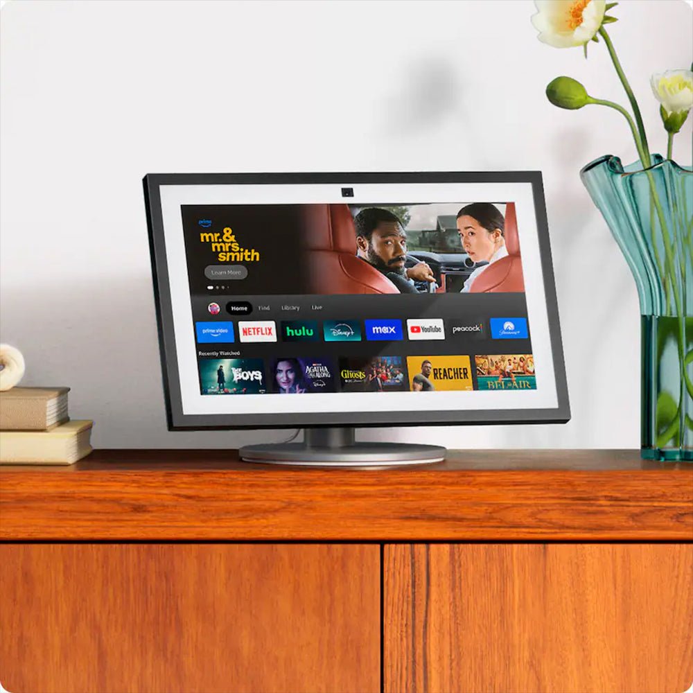 Amazon - Echo Show 15 - Pantalla Inteligente Full HD 15.6" con Alexa y Fire TV Integrado - Techpro Store Perú