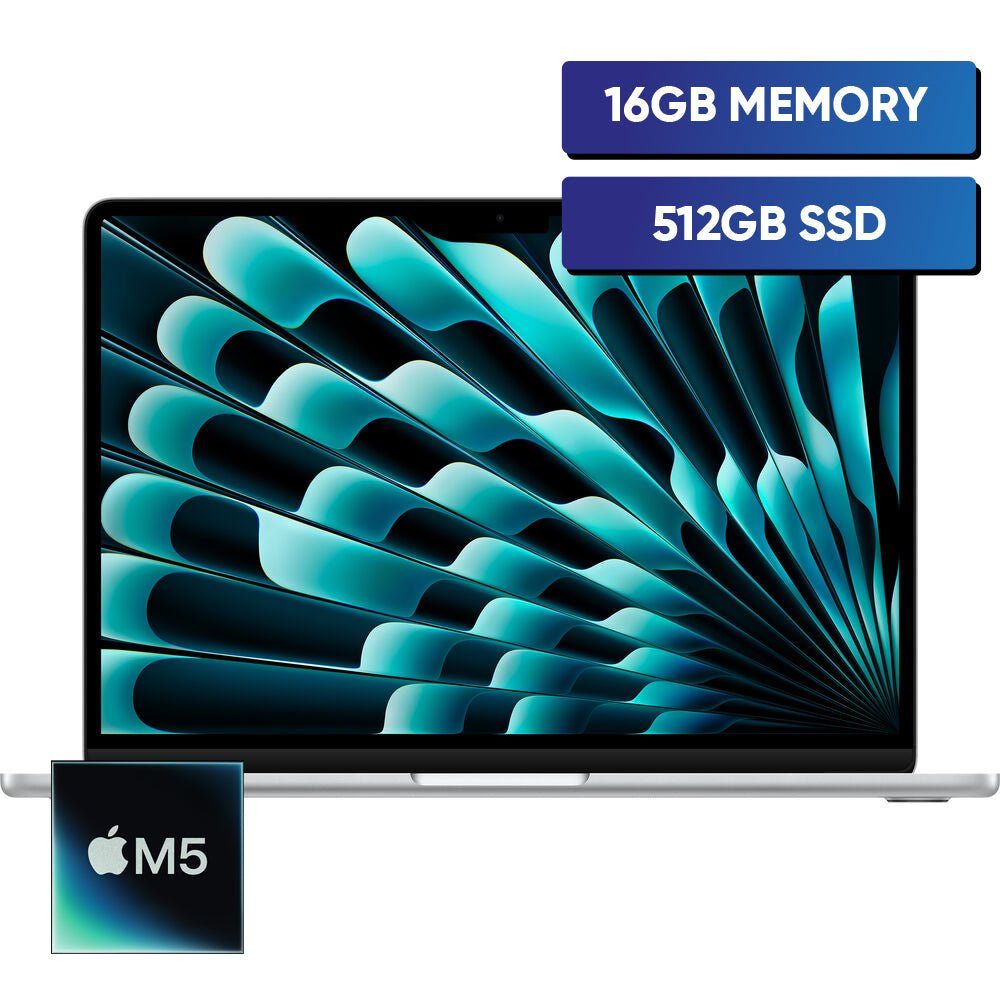 Apple - MacBook Air 13" Chip M5 (16GB RAM, 512GB SSD) - Silver - Techpro Store Perú