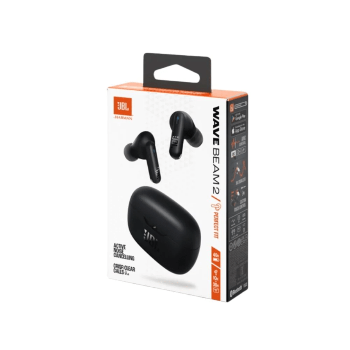 Audífonos Bluetooth JBL Wave Beam 2 | True Wireless | 32H Batería | Llamadas Claras | Negro - Techpro Store Perú