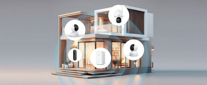 Combo Reolink E1 x2und + HomeHub – Cámaras de Seguridad WiFi PTZ con Hub de 64GB Expandible hasta 512GB - Techpro Store Perú