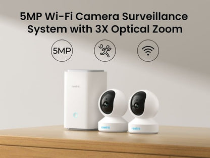 Combo Reolink E1 x2und + HomeHub – Cámaras de Seguridad WiFi PTZ con Hub de 64GB Expandible hasta 512GB - Techpro Store Perú