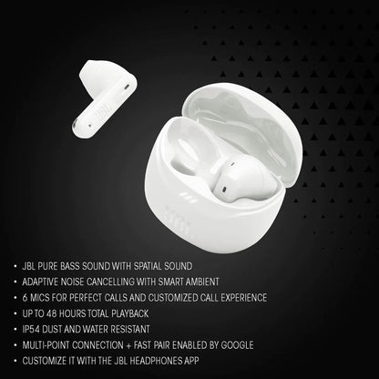 JBL Tune Flex 2 | Audífonos Bluetooth | True Wireless | ANC | 32H Batería | Micrófono - Techpro Store Perú