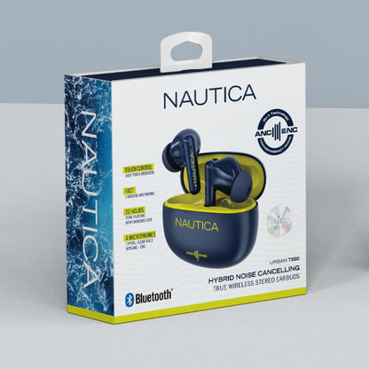 Nautica – Audífono Bluetooth T680 Navy - Amarillo - Techpro Store Perú