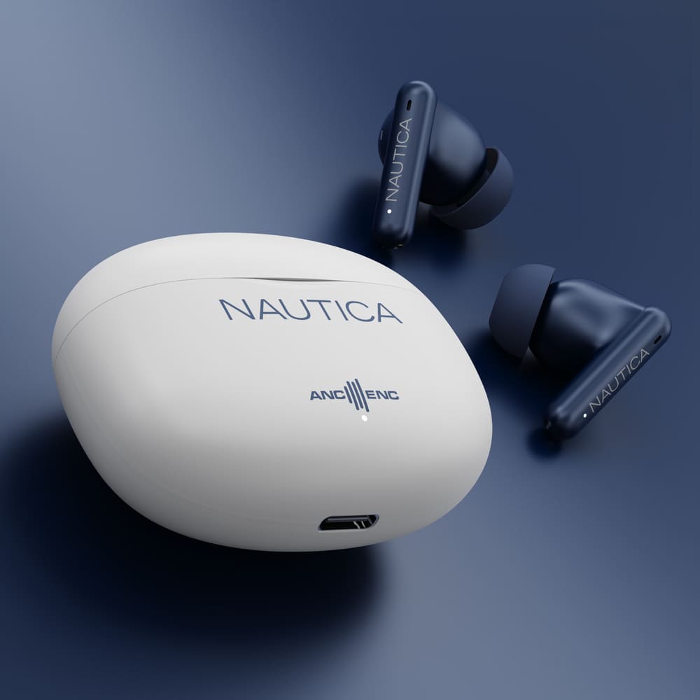 Nautica – Audífono Inalámbrico Náutica T680 Navy - Blanco - Techpro Store Perú