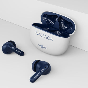 Nautica – Audífono Inalámbrico Náutica T680 Navy - Blanco - Techpro Store Perú