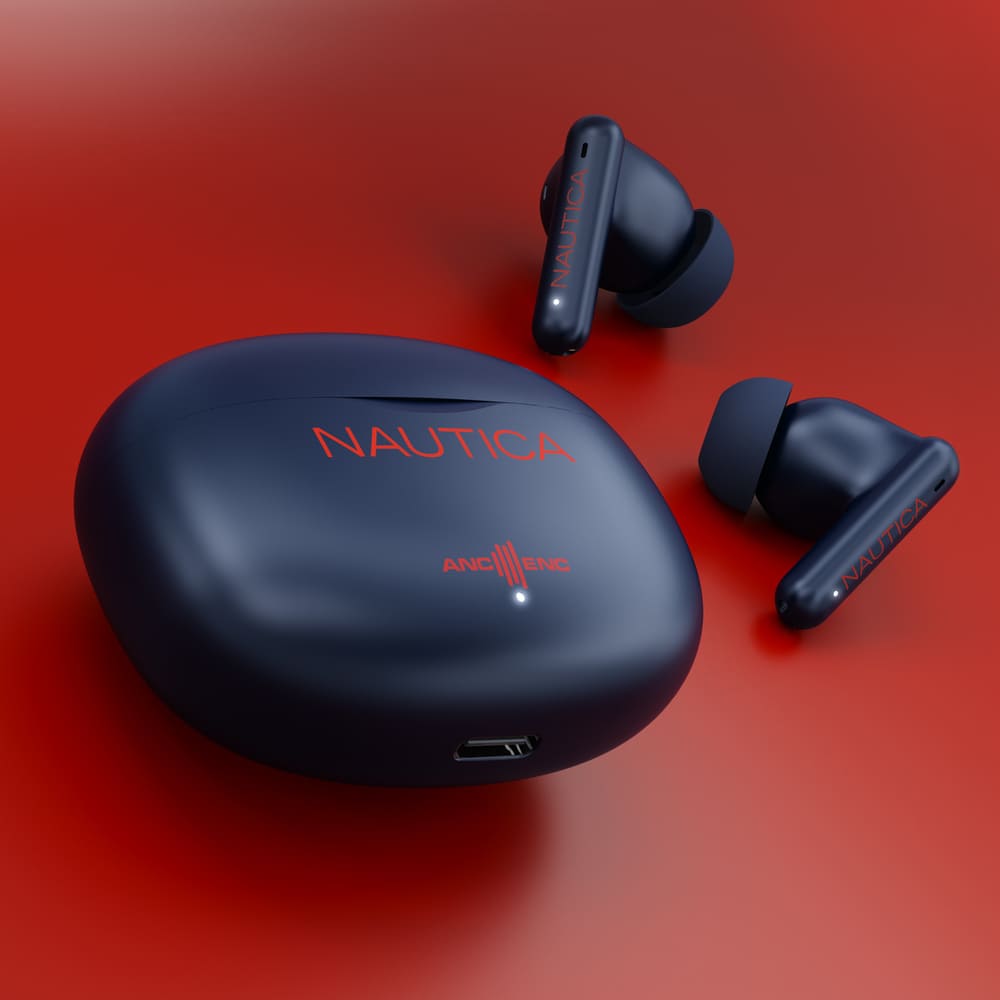 Nautica – Audífono Inalámbrico Náutica T680 Navy - Rojo - Techpro Store Perú