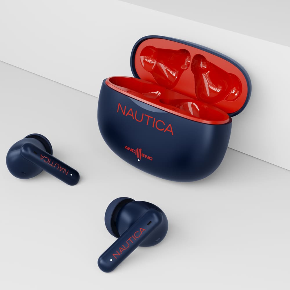 Nautica – Audífono Inalámbrico Náutica T680 Navy - Rojo - Techpro Store Perú