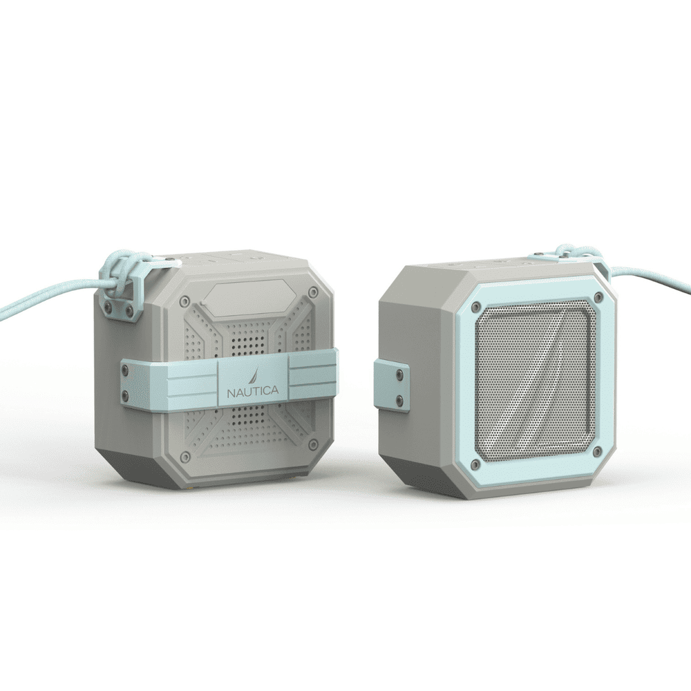 Nautica – Parlante Inalámbrico Náutica S100 Gris - Azul - Techpro Store Perú
