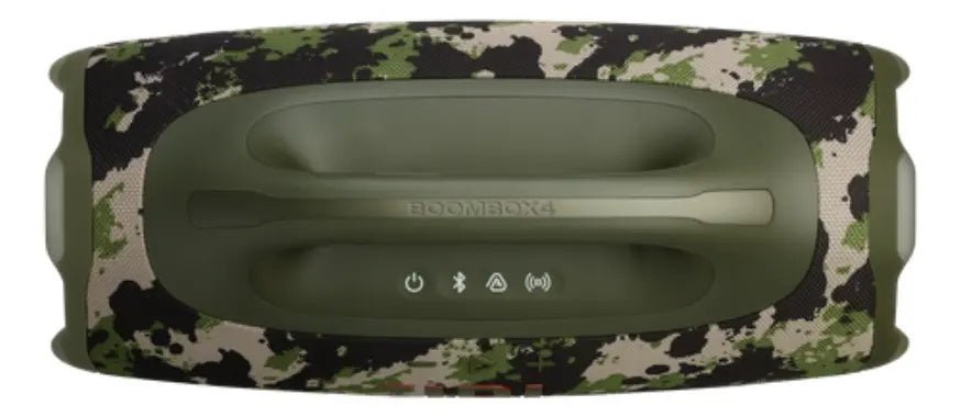 Parlante Bluetooth JBL Boombox 4 Camuflado | hasta 34 Horas de Batería | AI Sound Boost | JBL Pro Sound | Auracast | Resistente al Agua Polvo IP68 - Techpro Store Perú