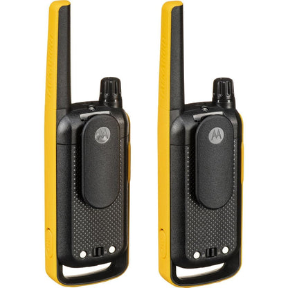 Radio Motorola T470 Talkabout FRS – Walkie Talkie con Linterna, IP54 y Alcance hasta 35 km - Techpro Store Perú