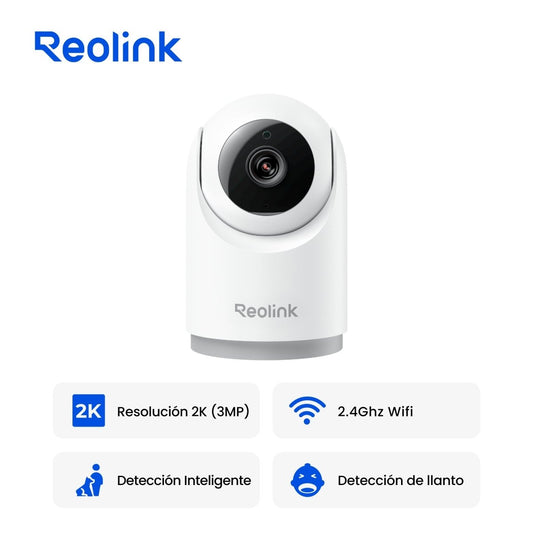 Reolink – Cámara E321 Wifi 3 Mp, 360° Para Personas Y Mascotas Blanco - Techpro Store Perú