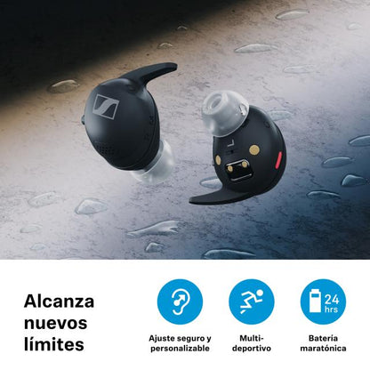 Sennheiser – Audifono Bluetooth Momentum Sport Olive - Techpro Store Perú