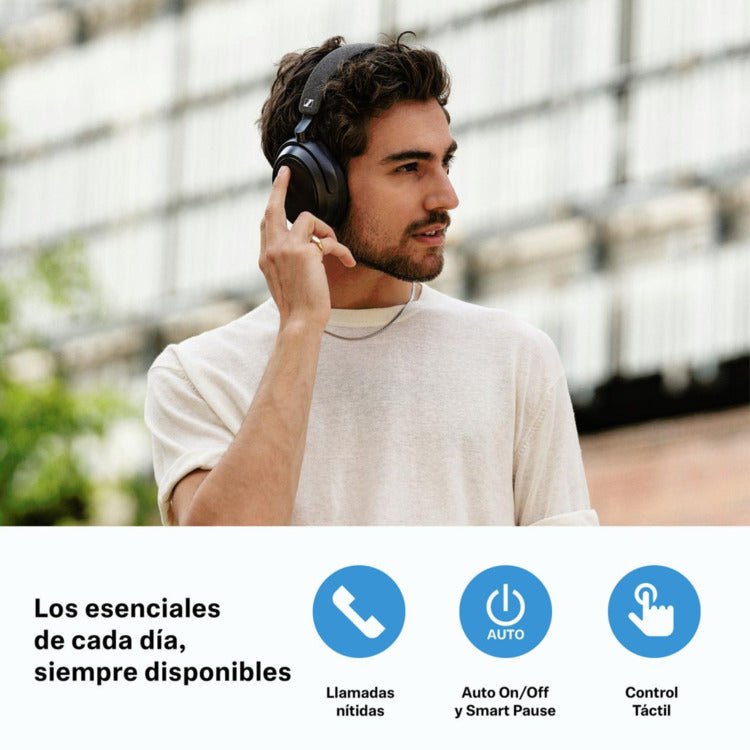 Sennheiser – Audifono Bluetooth Momentum Wireless 4 Grafito - Techpro Store Perú