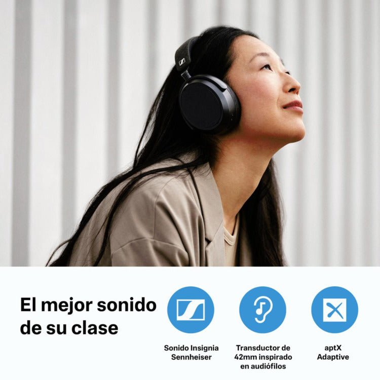 Sennheiser – Audifono Bluetooth Momentum Wireless 4 Grafito - Techpro Store Perú