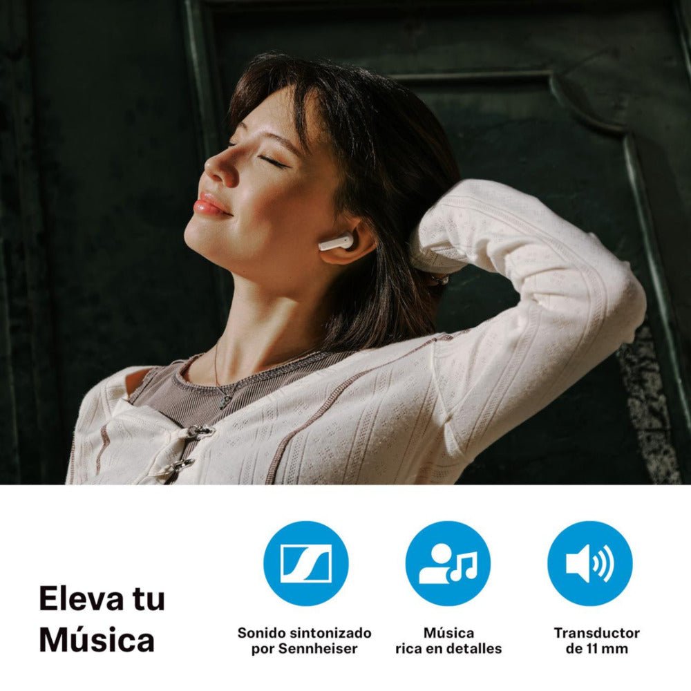 Sennheiser – Audifono Sennheiser Accentum Open Negro - Techpro Store Perú