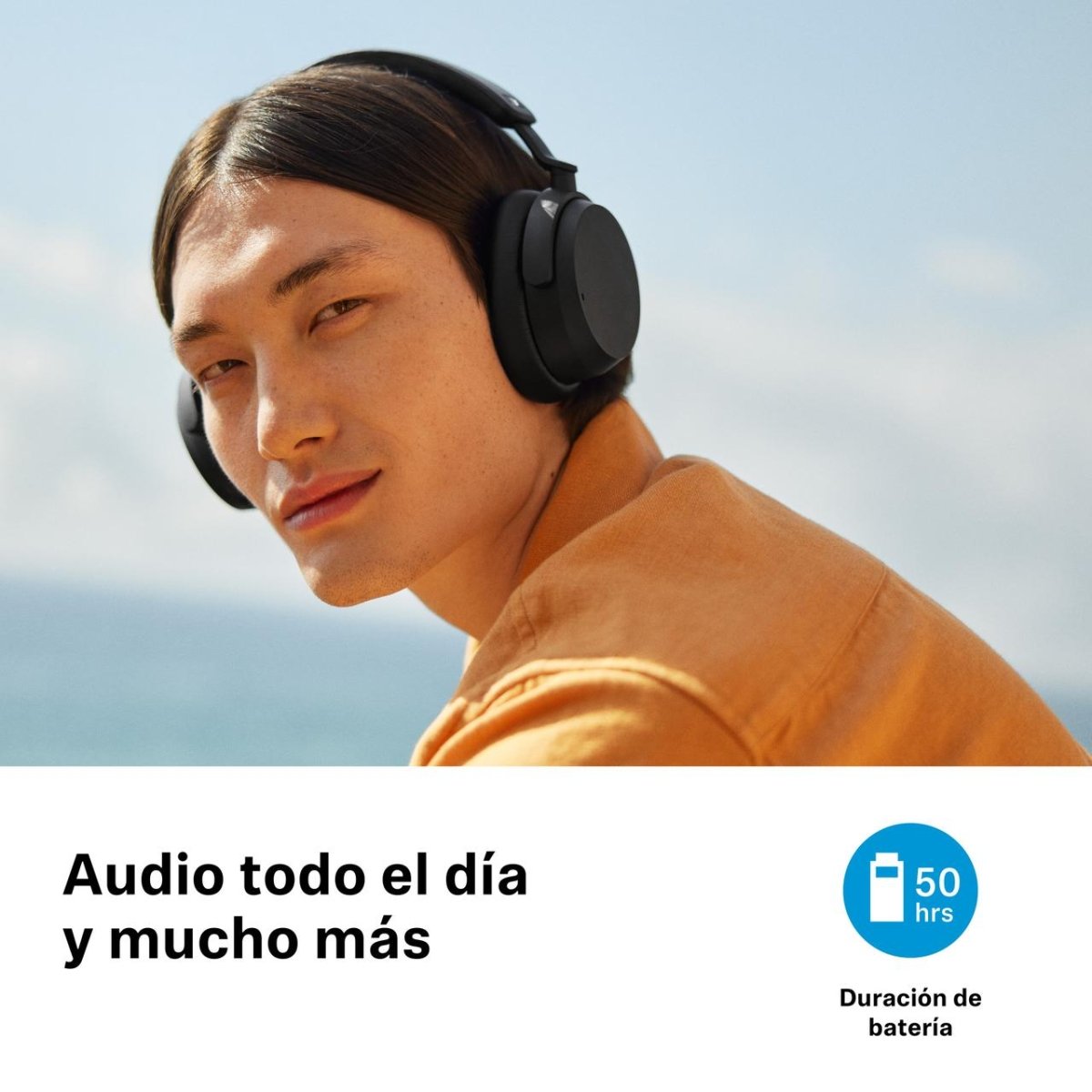 Sennheiser – Audifono Sennheiser - Accentum Wireless Blanco - Techpro Store Perú