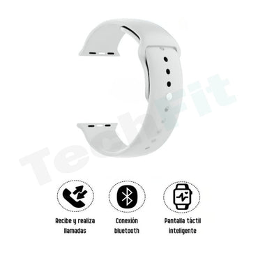 Techfit – Combo: Reloj Inteligente + Audífonos T55 Promax Blanco - Techpro Store Perú