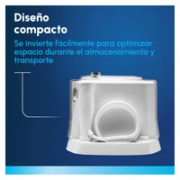 Irrigador Bucal Waterpik Nano Sobremesa 3 Niveles de Presión 2 Boquillas Blanco