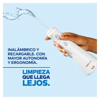 Irrigador Bucal Waterpik Cordless Plus Inalámbrico Recargable 2 Niveles de Presión Blanco